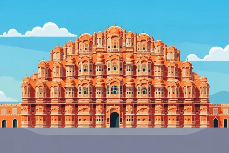 Hawa Mahal, the iconic Palace of Winds in Jaipur, Rajasthan, representing the location of Skinaa Clinic Jaipur branch for advanced skin, hair and aesthetic treatments.